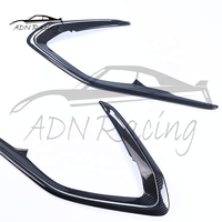 Panneau de porte intérieur en fibre de carbone véritable avec garniture chromée pour Chevrolet Camaro 6e génération 2016-2024