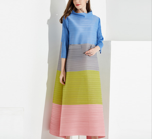 Gran oferta vestido plisado holgado para mujer de talla grande elegante Maxi último diseño africano - Product Image 2