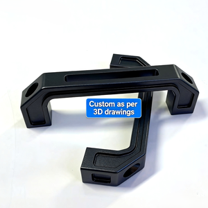 High End Door Handle CNC <b>Machining</b> Service Custom Hard Anodized Aluminum 7075 Door Handle Marine Corrosion-Resistant Handle - Product Image 1