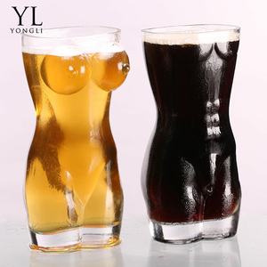 Vente flash : Tasses à bière en <span class=keywords><strong>verre</strong></span> givré avec sublimation, forme de <span class=keywords><strong>femme</strong></span> en bikini sexy, 100 ml - Product Image 1