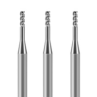 Fraise à rainurer profonde en carbure de tungstène 55HRC, 3 dents, 35° d'hélice, AlTiN, pour aluminium, anti-encastrement, à long cou