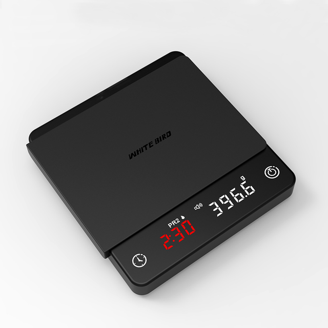 Black Kitchen Brewing Mini Digital Coffee Scale with Timing Function Balance Timer High Digital Coffee