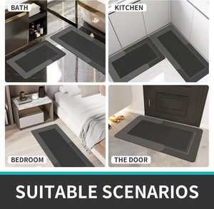 Modern Rubber Puzzle Pattern Non-Slip Waterproof Kitchen Mat & Rugs Ergonomic Comfort Standing Mat for Kitchen & Office - Product Image 5