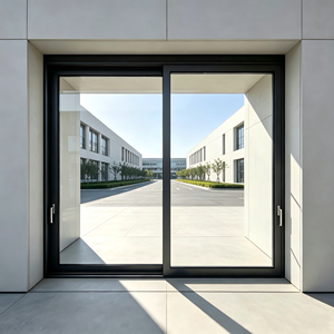 Porte coulissante en alliage d'aluminium durable Deioux avec cadre robuste résistant au vent pour projet de construction résidentielle - Product Image 1