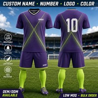 Conjunto de Uniforme de Fútbol Personalizado X-Cross, Sublimación OEM, Corte Holgado, Ropa Deportiva para Equipo, Personalizable