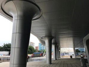 Modern Aluminum <b>Curtain</b> Wall <b>Panel</b> Anodized Surface Anti-Corrosion Building Exterior Cladding - Product Image 3