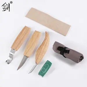 High Carbon Steel Blade Wood Carving Tools for Wooden Spoon Carving