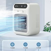 Ventilateur brumisateur humidificateur USB, mini ventilateur rafraîchisseur d'air évaporatif, mini ventilateur 3 vitesses, brumisateur personnel rafraîchisseur d'air