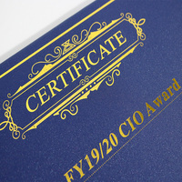 Porte-diplôme A4 pour diplôme universitaire 8,5"x11" avec LOGO personnalisé