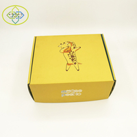 Boîte d'emballage en papier recyclé personnalisée avec impression couleur intégrale, gaufrage, pelliculage mat, recyclable, petite boîte en forme d'avion