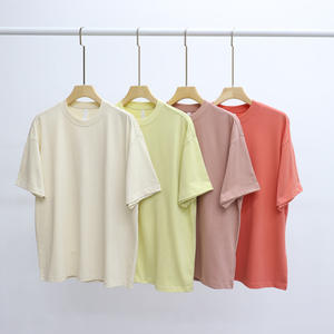 280gsm alta calidad Drop Shoulder Streetwear Heavyweight Heavy Camiseta 100% algodón camiseta de gran tamaño para hombres - Product Image 3