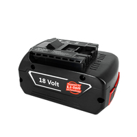 Nouvelle perceuse à main sans fil au lithium, style moderne, compatible Bosch 18V 6.0 Bat609 Bat618