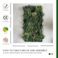 Panneau mural végétal artificiel en treillis métallique de qualité supérieure, jardin vertical réaliste, toile de fond végétale pour décoration intérieure et extérieure commerciale