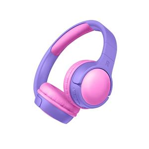 Cuffie Wireless/Cablate per Bambini con Imbottitura Super Morbida e Fascia Senza Pressione, Leggere, per Lunghi Viaggi in Auto e <span class=keywords><strong>Lezioni</strong></span> <span class=keywords><strong>Online</strong></span>, Rosse - Product Image 4
