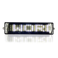 Letrero LED Exterior Mini para Motocicleta, Letrero LED Desplazable Intermitente, Programable a Distancia, con Texto en Inglés y Números