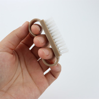 Brosse à poussière pour ongles en forme de corne, haute qualité, très vendue, outil de nettoyage des ongles