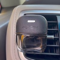 Diffuseur d'air liquide pour voiture en verre avec ornements en peau d'agneau, offre une élimination efficace des odeurs et un parfum durable