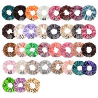 Élastiques à cheveux en satin personnalisés, Scrunchies personnalisés, Accessoires pour cheveux avec logo et motif personnalisés, Scrunchies en soie imprimés