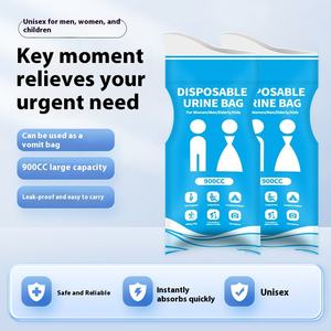 Bolsa de orina desechable Unisex de 900cc, artefacto de emergencia portátil para atascos de tráfico, emergencia de coche de viaje al aire libre - Product Image 4