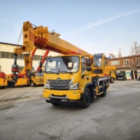 Grue mobile hydraulique Foton de 12 tonnes, certifiée CE, à empattement de 3,6 m, personnalisable, directement de l'usine, pour la construction