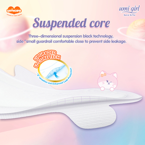 Toallas Sanitarias de Algodón Suave de <span class=keywords><strong>la</strong></span> <span class=keywords><strong>Mejor</strong></span> Calidad, Toallas Menstruales Suaves para Flujo Superabundante, Compresas Femeninas Seguras con Alas para el Cuidado Diario - Product Image 5
