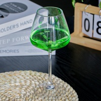 Verre à vin blanc en cristal sans plomb, fait main, ultra-fin, de haute qualité esthétique, grand gobelet