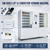 Distributeur automatique de pop-corn avec distribution automatique d'assaisonnements, options multi-saveurs et Nayax SoePay