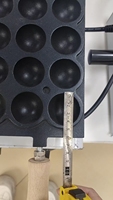 Machine commerciale de casse-croûte de coquille d'oeuf de 15 trous nouveau Scone d'acier inoxydable et moule de gâteau de poulet au four 220v