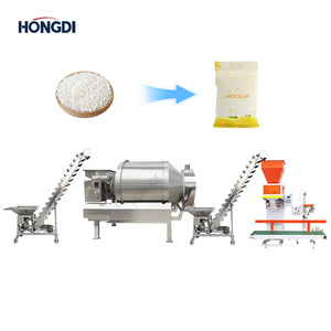Ligne de production HONGDI 300L pour le mélange, le conditionnement et l'emballage de l'aliment pour animaux à base de soja et des engrais, système de production automatique intelligent - Product Image 2