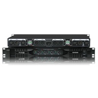 Amplificateur numérique professionnel TD4300 tout tube, post-amplification, classe 1U, quatre canaux, haute puissance, pour scène KTV, en métal