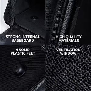 Sac à chaussures imperméable, sac <span class=keywords><strong>de</strong></span> <span class=keywords><strong>sport</strong></span> pour bottes <span class=keywords><strong>de</strong></span> golf, résistant aux odeurs, organisateur <span class=keywords><strong>de</strong></span> kit <span class=keywords><strong>de</strong></span> gym, sac <span class=keywords><strong>de</strong></span> rangement anti-poussière pour randonnée et voyage - Product Image 3