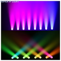 Luz Móvil de Cabeza Giratoria de 550W con 12 LED de 40W 4 en 1 para Fiestas, Bodas y Conciertos, Motor Trifásico, Sonido RDM, Auto CTO, RGBW, Zoom Wash