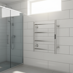 Sèche-serviettes mural Vevor à 4 barres, en acier inoxydable, électrique, accessoire de salle de bain - Product Image 2