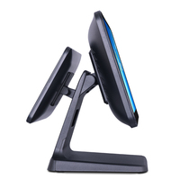 Nuevo Sistema POS Minorista Todo en Uno 2026, Monitor Táctil Capacitivo de 10 Puntos y 15.6 Pulgadas, Interfaz USB, Windows, Negro, 1 Año de Garantía