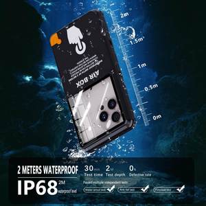 Nouvelle Étui de Téléphone Étanche et Sûr pour la Plongée, Compatible avec les Modèles 16 15 14 13 12 11 Pro/Max/Plus, Antichoc, Anti-empreintes Digitales, Protection de l'Objectif Arrière - Product Image 3