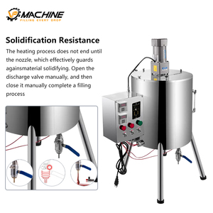 Vp 5-5000l dán nước hoa mỹ phẩm trộn máy thép không gỉ trộn Tank với chức năng sưởi ấm - Product Image 4