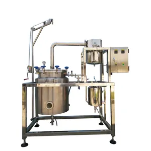 Eucalipto sândalo essencial equipamento de extracção com solvente unidade de destilação de vácuo