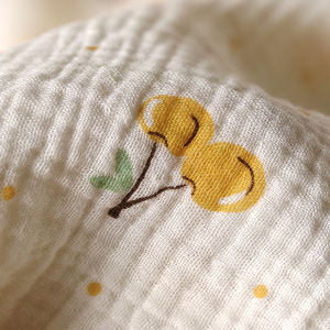 Tissu en mousseline 100% coton, <span class=keywords><strong>double</strong></span> <span class=keywords><strong>gaze</strong></span>, imprimé crêpe froissé, pour doublure, 54 pouces - Product Image 6