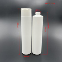 LOGO Sérigraphie HDPE Shampooing Conditionneur 300ML Matte Squeeze Empty Bottle Press Cap Lotion Hair Care Cosmetic Container