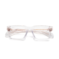 Montures de lunettes optiques en acétate avec cadre en verre de haute qualité CS-JM302LX, lunettes de lecture, montures de lunettes de transition