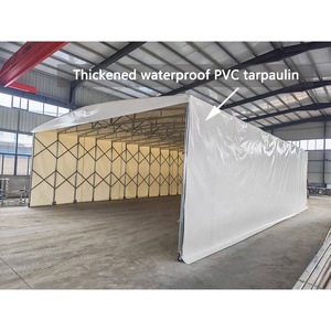 Tente pliante à ouverture rapide - Auvent rétractable mobile avec mécanisme de glissement facile - Tente d'entrepôt - Product Image 1