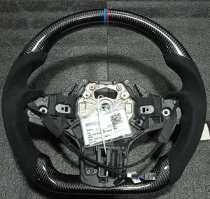REAL Carbon Fiber Steering Wheel for g30 bmw g80 m3 carbon fiber 1 2 3 4 Z series G20 G21 G22 G28 G29 F40 F44 2020 2021