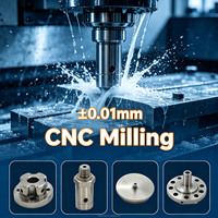 Pièces de machine-outil CNC en aluminium et acier inoxydable usinées avec précision sur 3/4/5 axes, personnalisées par Xiamen EDM
