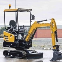 Excavator Crawler Laris Manis 1.6Ton SY16C dengan Garansi 1 Tahun, Mesin & PLC Berdaya Gali Tinggi