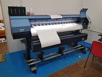 Impresora Digital de Gran Formato de 1.6m 1.9m con Cabezal de Impresión Dx5 I3200 Xp600, Impresora de Inyección de Tinta con Solvente Ecológico para Pancartas de Vinilo y Pósteres