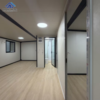 Rumah Prefabrikasi Sayap Ganda 20ft 30ft 40ft Langsung dari Pabrik, 1-4 Kamar Tidur dengan Denah Lantai Kustom, Rumah Kontainer Modular yang Dapat Diperluas