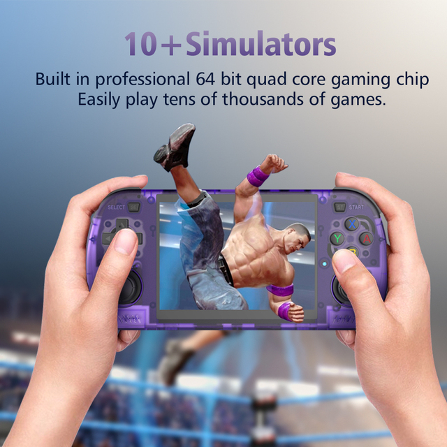 Portable Video Game Console R36H Pro Max 3500 MAh Video Game Consola Portable Handheld Gaming Player
