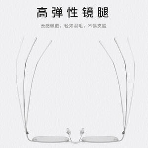 Gafas sin montura estilo Zhao Lusi, montura de titanio puro 632, ligeras, ovaladas, para mujer, Danyang - Product Image 1