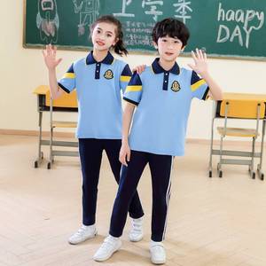 Maternelle Vêtements <span class=keywords><strong>d</strong></span>'été Vêtements de classe pour enfants Costume Grande classe Graduation Photo Performance Chœur Vêtements École primaire - Product Image 2