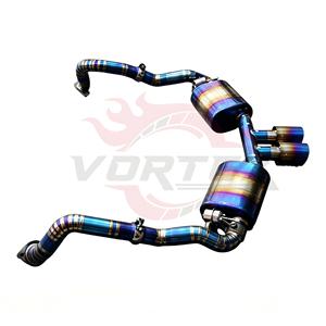 Sistema de Escape Catback Vortex Burned Blue Titanium para Porsche Boxster Cayman 987 981 2004-2012, Kits de Mejora de Rendimiento con Válvulas - Product Image 4